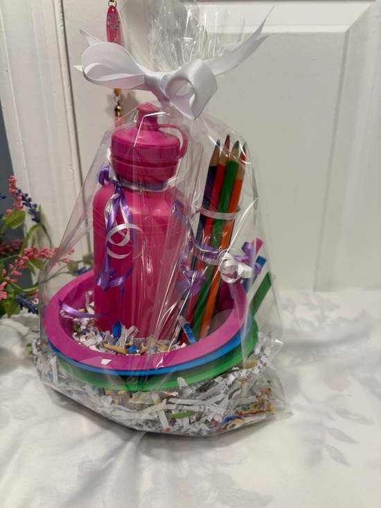 Other - Kids 4-Piece Drink & Snack Set – Bottle + 3 Bowls with Straws